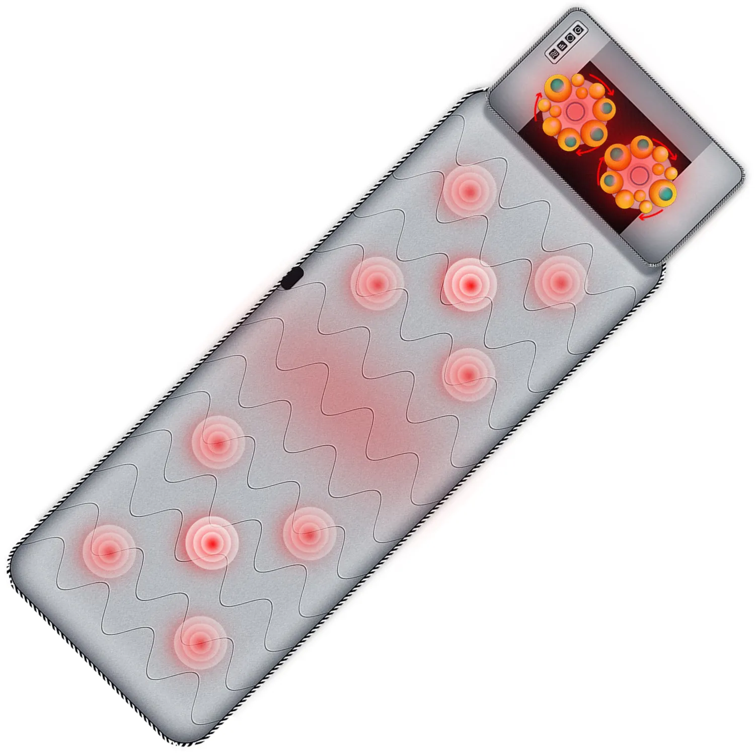 Heated Electric Full Body Massage Mattress Mat with Vibration & Heat