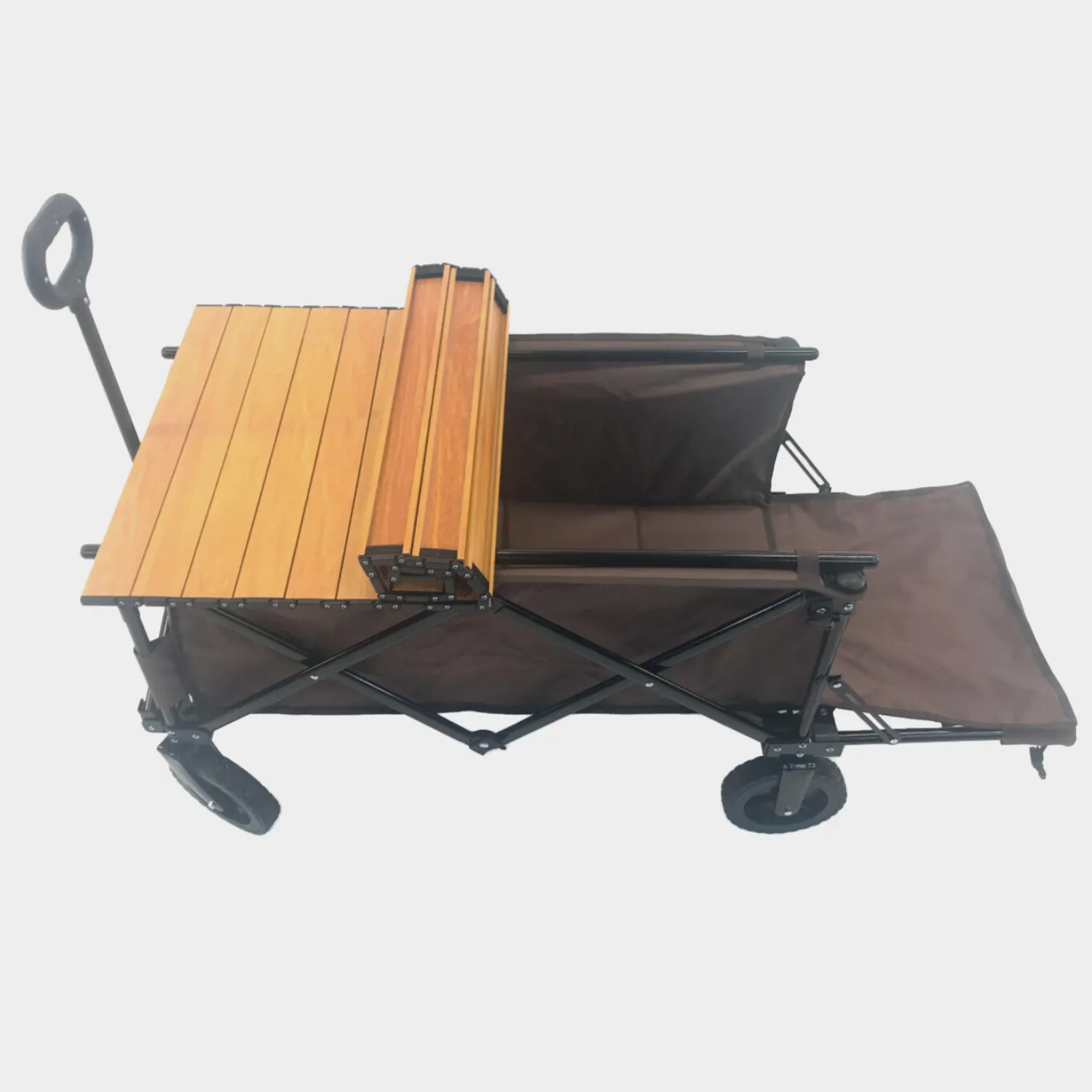 Heavy Duty Collapsible Outdoor Garden Wagon for Yard & Planting Tasks