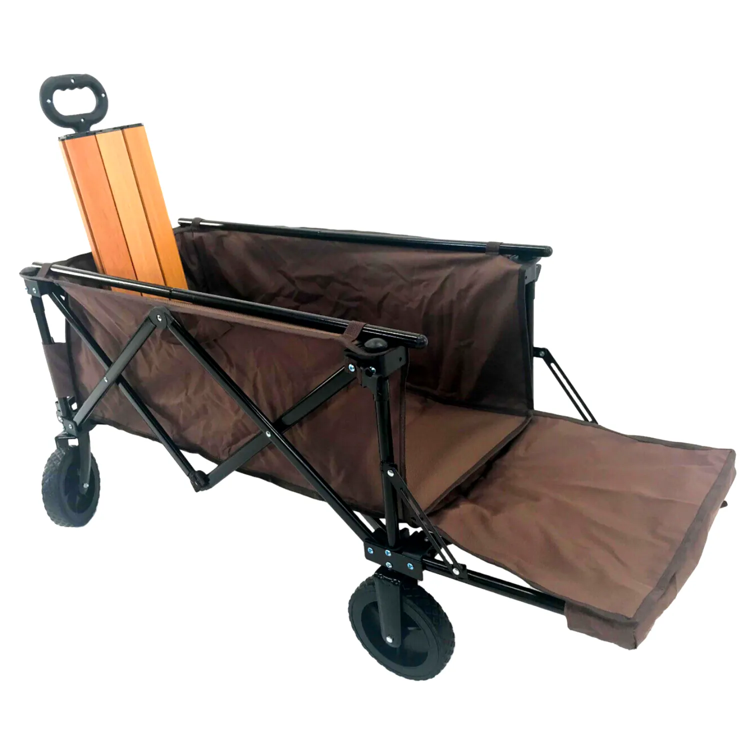 Heavy Duty Collapsible Outdoor Garden Wagon for Yard & Planting Tasks