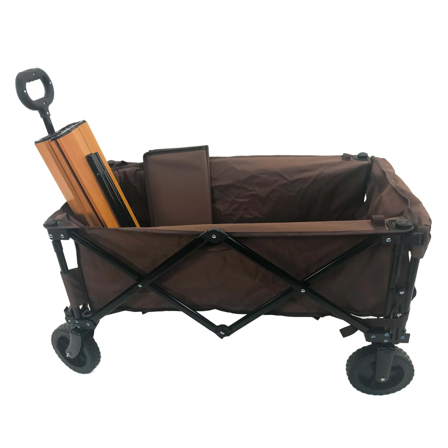 Heavy Duty Collapsible Outdoor Garden Wagon for Yard & Planting Tasks