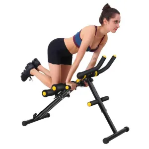 Heavy Duty Core Ab Workout Crunch Machine, Home Exercise Equipment