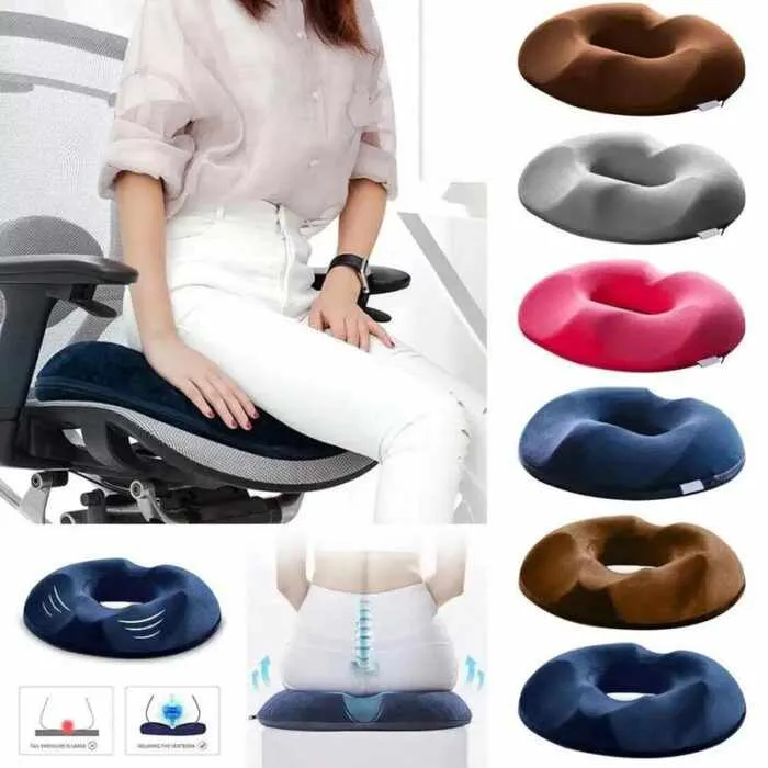 Hemorrhoid Pillow  Memory Foam Seat Cushion