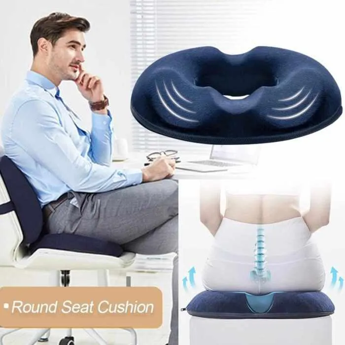 Hemorrhoid Pillow  Memory Foam Seat Cushion