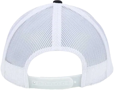 Hooey Men's Black and White Mesh Trucker Snapback Cap
