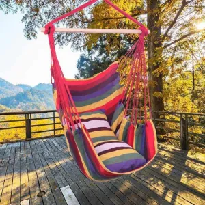 HulaSwing Large Garden Hammock Chair Hanging Swing Seat