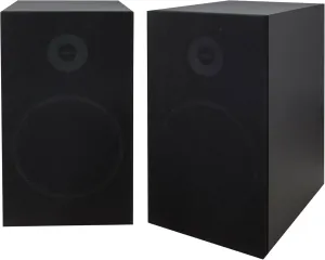 iLive Dual Bluetooth Bookshelf Speakers, Black (ISB1400B-AMZ)