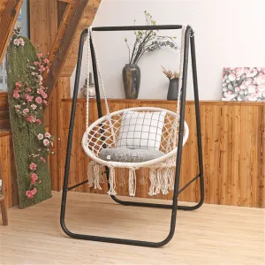 Indoor Bedroom Hanging Hammock Chair Swing Stand