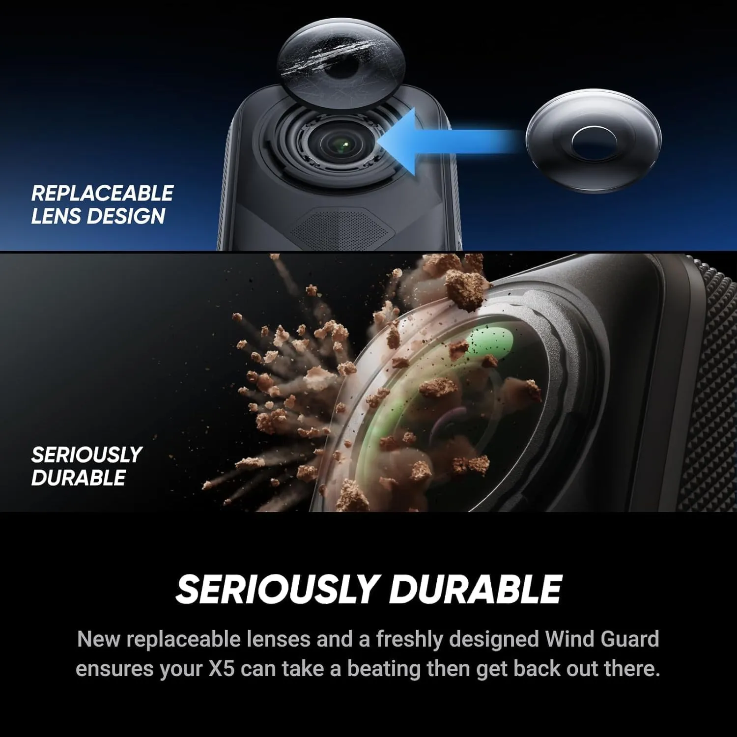 Insta360 X5 Travel Bundle-8K Waterproof 360 Action Camera with 1/1.28" 48MP Sensors, 8K 360 HDR Video, 72MP 360 Photo, 4K Single-Lens |Bundle Includes Travel Case, Selfie Stick, Lens Cap (128GB)