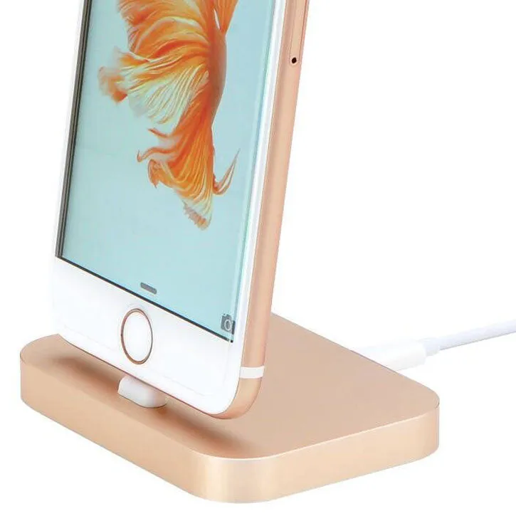 iPhone Aluminum Charge and Sync Dock in Gold for iPhone 5/6/7