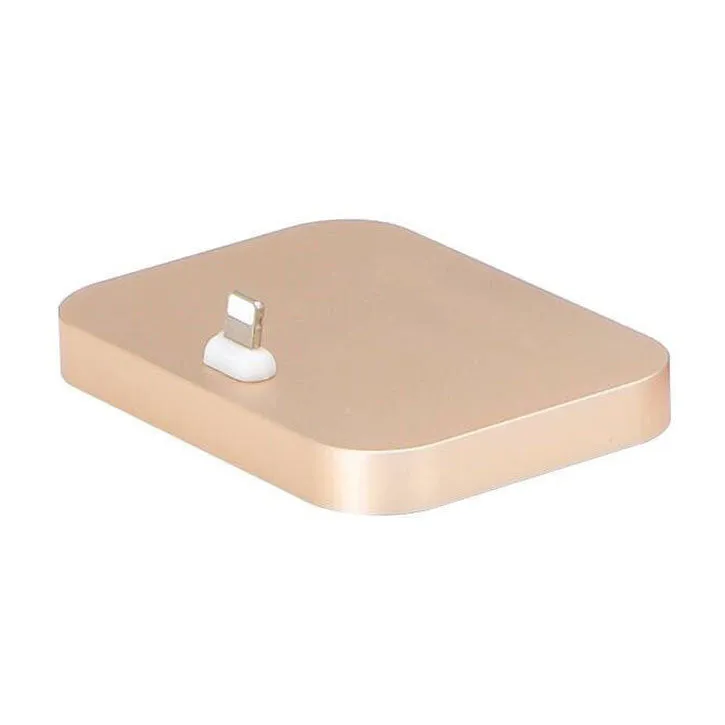 iPhone Aluminum Charge and Sync Dock in Gold for iPhone 5/6/7