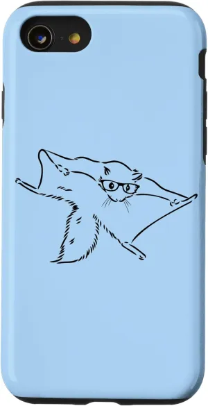 iPhone SE (2020) / 7 / 8 Cute Nerdy Glasses Sugar Glider Lover Case