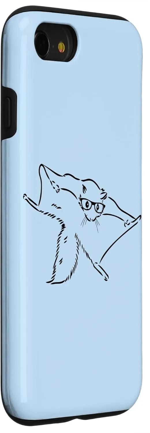 iPhone SE (2020) / 7 / 8 Cute Nerdy Glasses Sugar Glider Lover Case