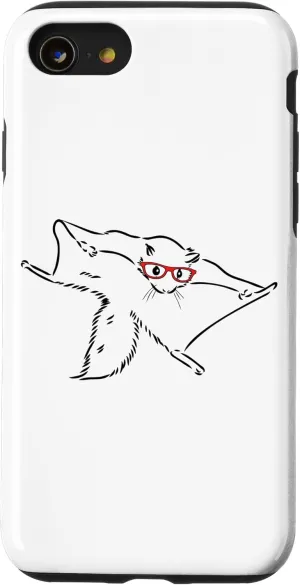 iPhone SE (2020) / 7 / 8 Cute Nerdy Glasses Sugar Glider Lover Case