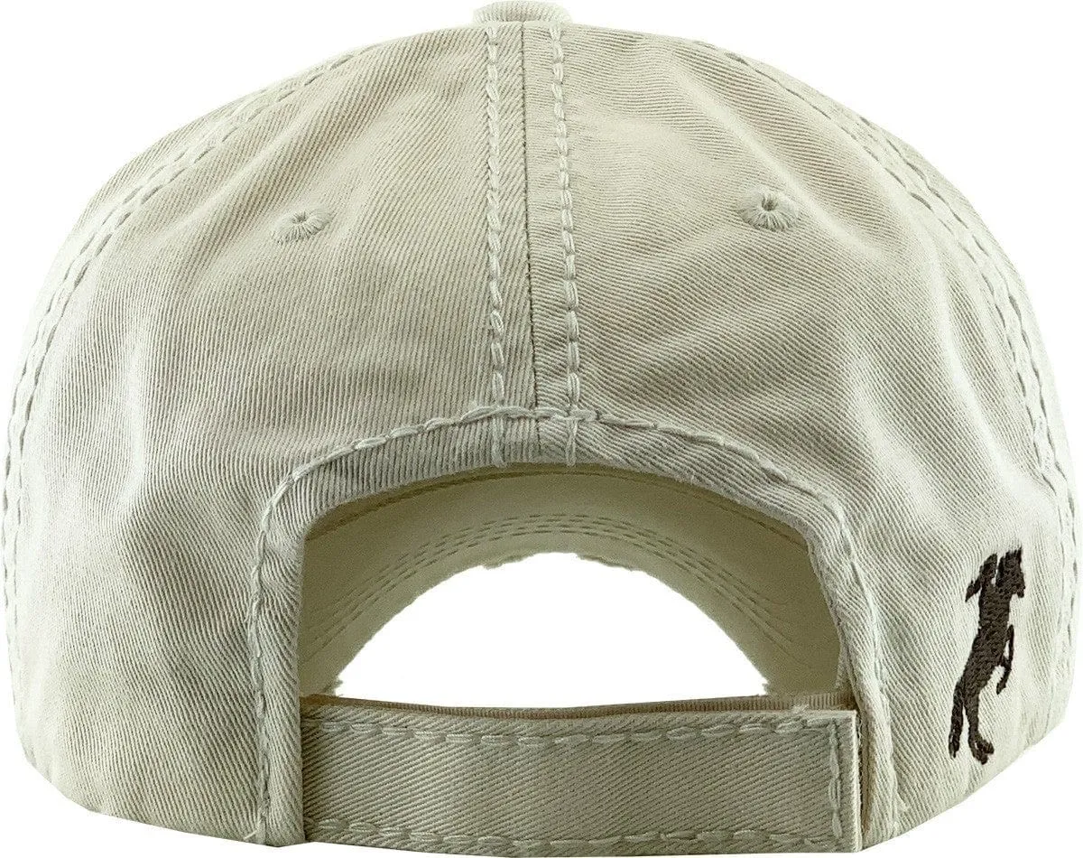 KBV1337 "Ride It Like You Stole It" Vintage Washed Baseball Cap