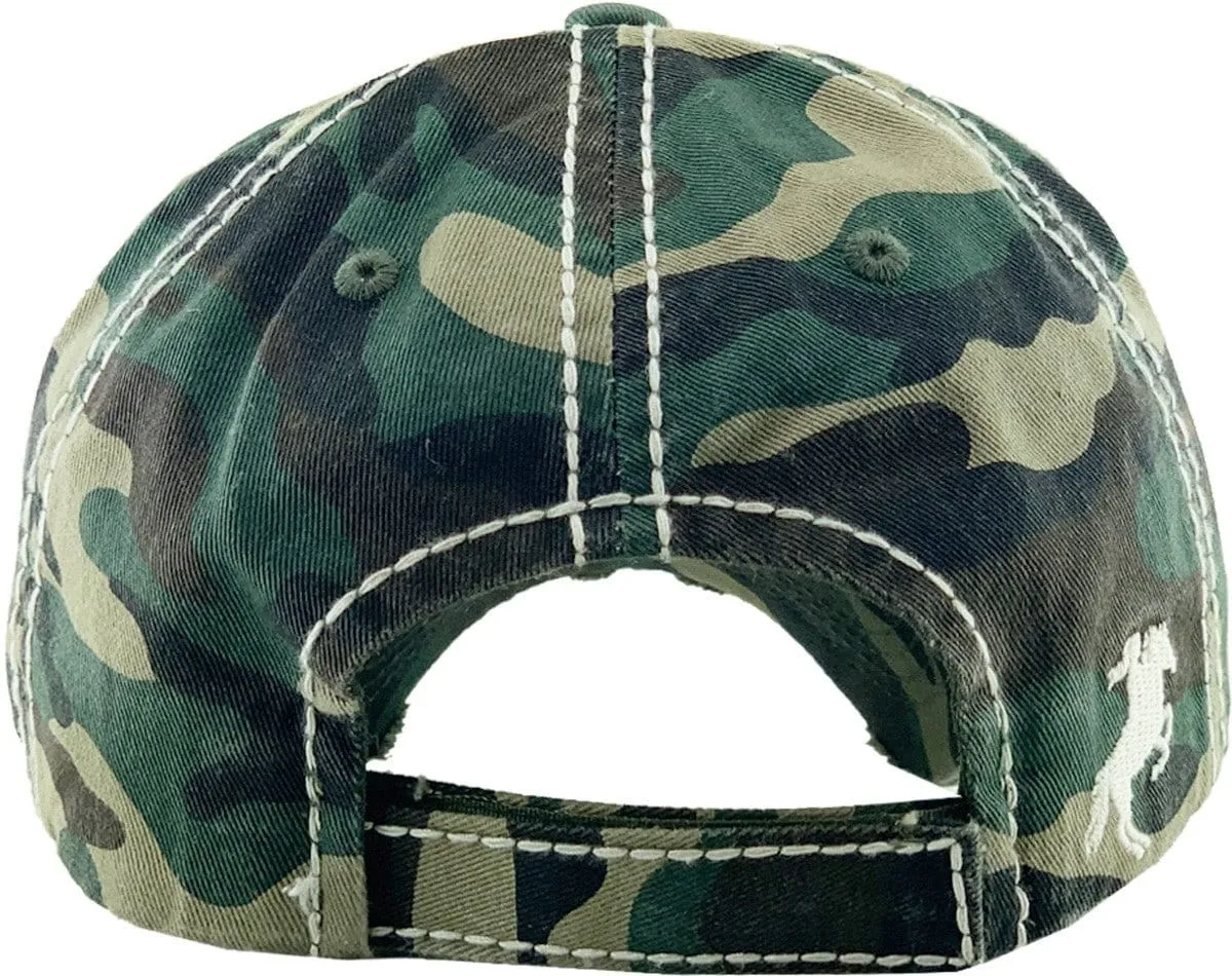 KBV1337 "Ride It Like You Stole It" Vintage Washed Baseball Cap