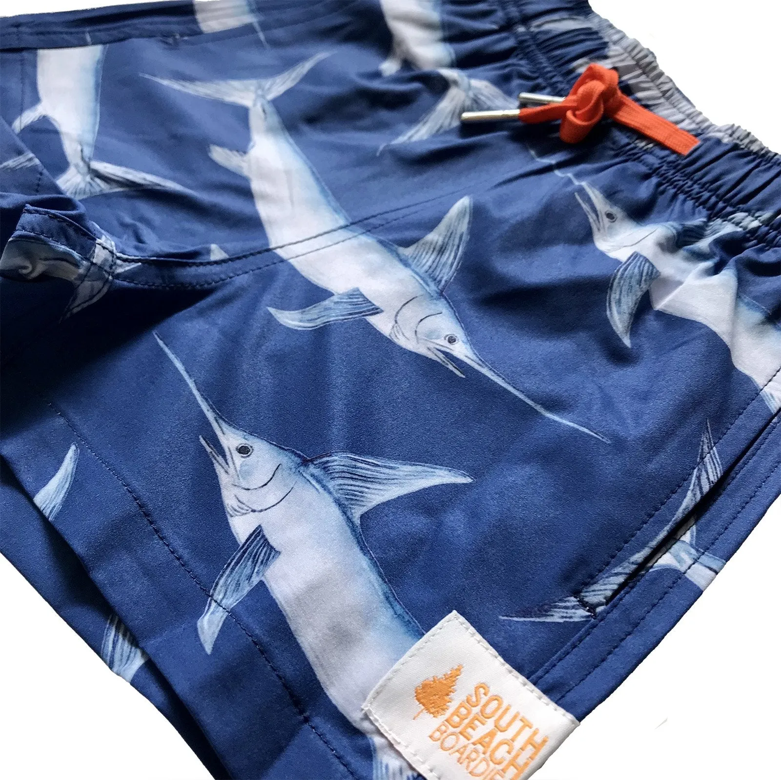 Kids Stretchy Trunks: Swordfish
