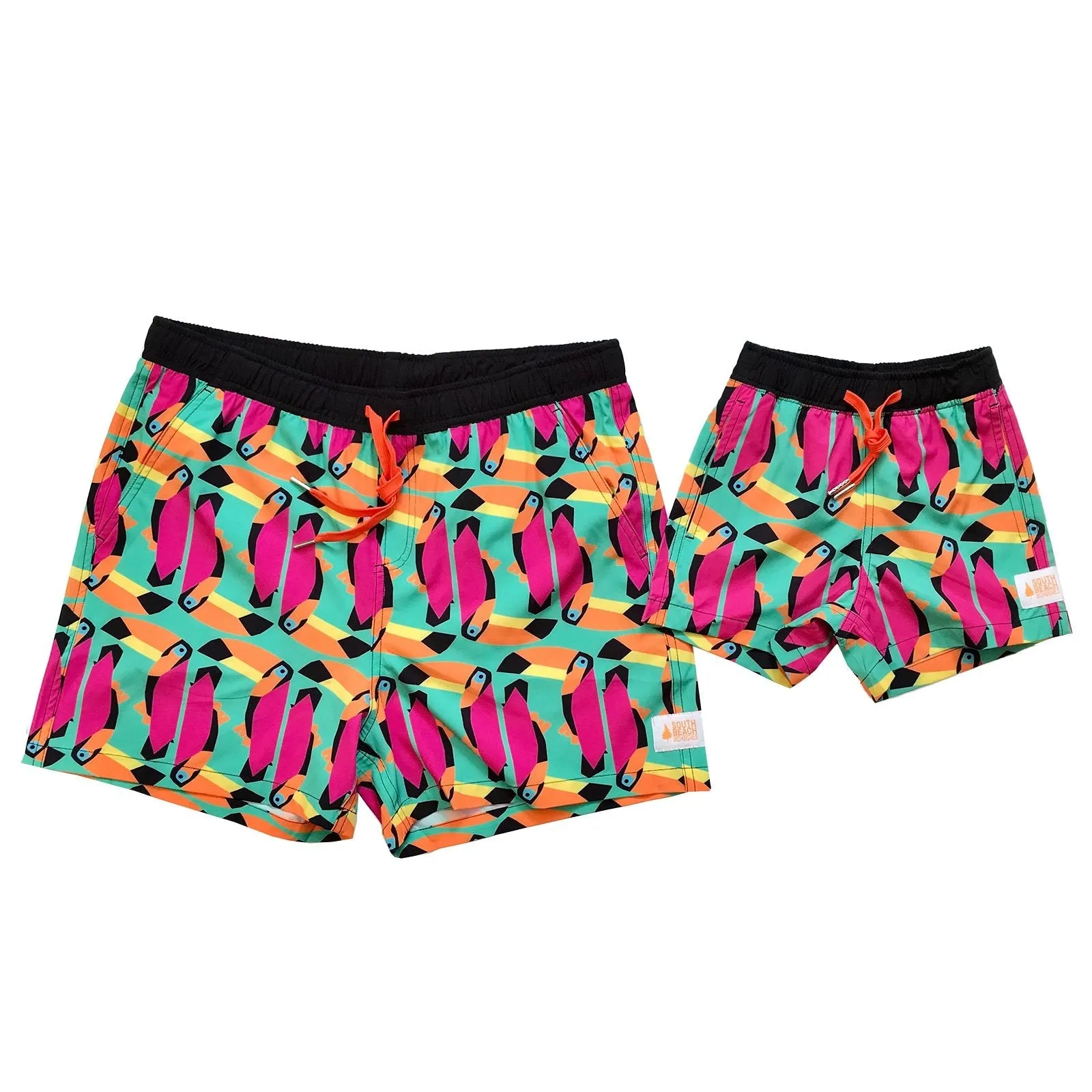 Kids Stretchy Trunks: Toucan