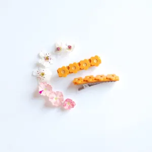 Kit & Kate Flora Children's Hair Clips - Golden