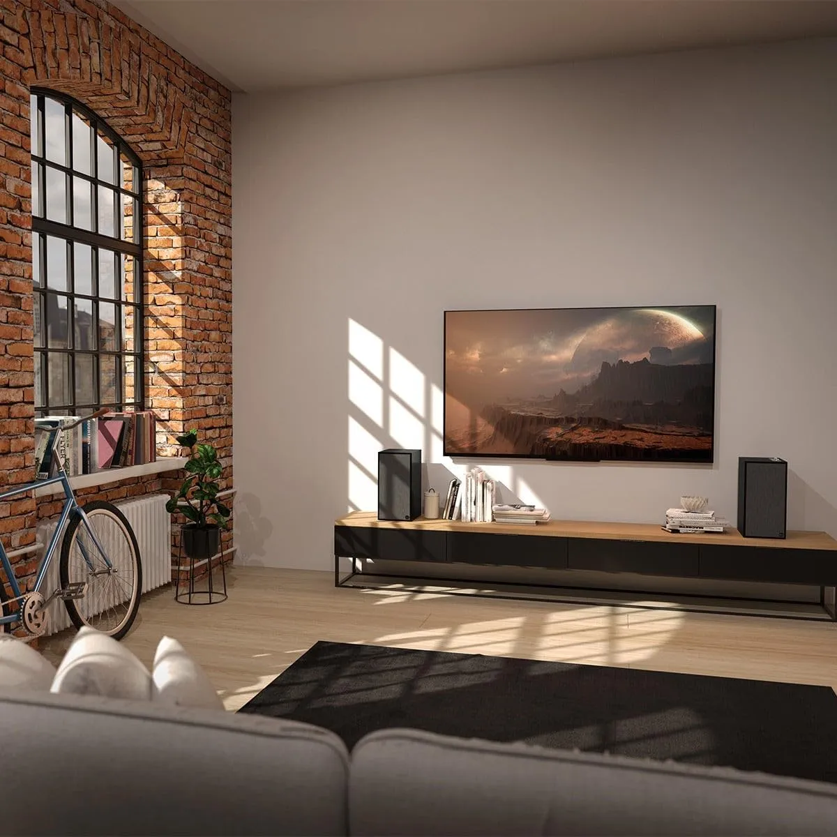 Klipsch The Sevens Heritage Inspired (Pair) Powered Speakers - Black