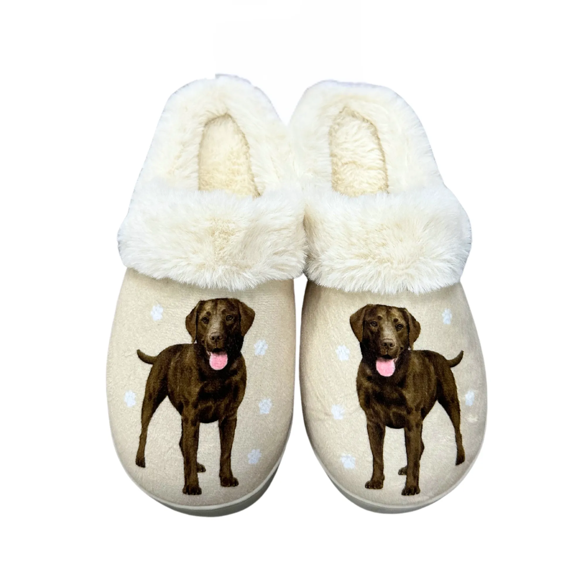 Labrador Chocolate Snuggs Slippers