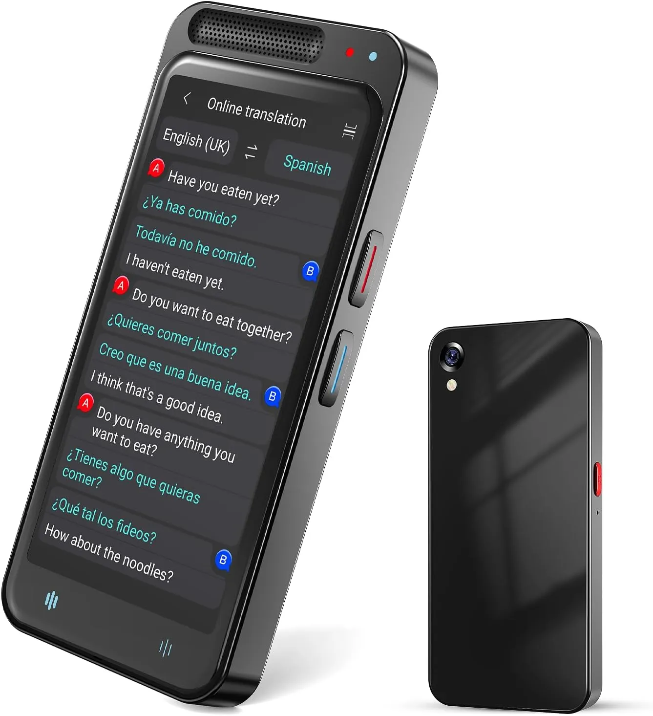 Language Translator Device, Instant Two-Way Translation Device in 138 Languages, Translator Device with 4" 1 inch Touch Screen, Support Online/Offline/AI/Voice/Photo Translation,for Travel, Business