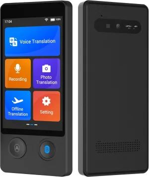 Language Translator Device No WiFi Needed 2024 Voice Translation Updated Offline Translator in 16 Languages Online for 144 Languages 97% High Accuracy for Travel Business