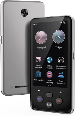 Language Translator Device, Real Time Translation Device for 138 Languages/Chatgpt/Offline/Recording/Photo Translator, 3.97" Touch Screen, Portable Translator for Business Travel Learning