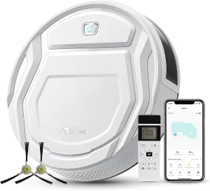 Lefant M210 Pro Robot Vacuum with Remote Control, 2200Pa Strong Suction, 120 Mins Runtime, Automatic Self-Charging Robotic Vacuum Cleaner, Slim, Quiet, WiFi/App/Alexa, Ideal for Pet