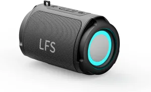 LFS Portable Bluetooth Speakers Wireless Mini Speaker Waterproof Outdoor Speaker, TWS Pairing, RGB Lights, 12H Playtime, Unique Design, Small Compact Speakers for Travel, Home, Party