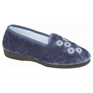 Marlows Womens Slipper LS309C Blue
