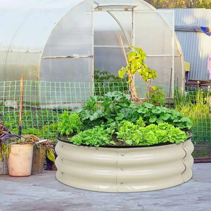 Metal Raised Garden Flower Vegetable Boxes Bed