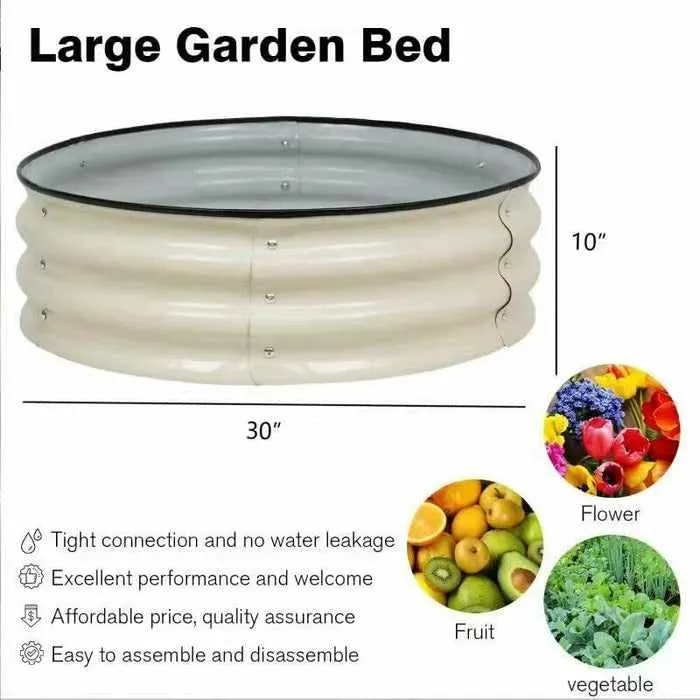 Metal Raised Garden Flower Vegetable Boxes Bed