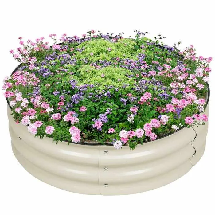 Metal Raised Garden Flower Vegetable Boxes Bed