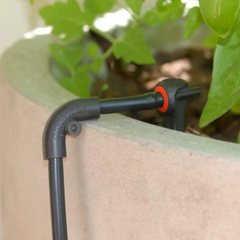 Micro Pipe Tidy-Bow Clip On Elbow - 10 Pack