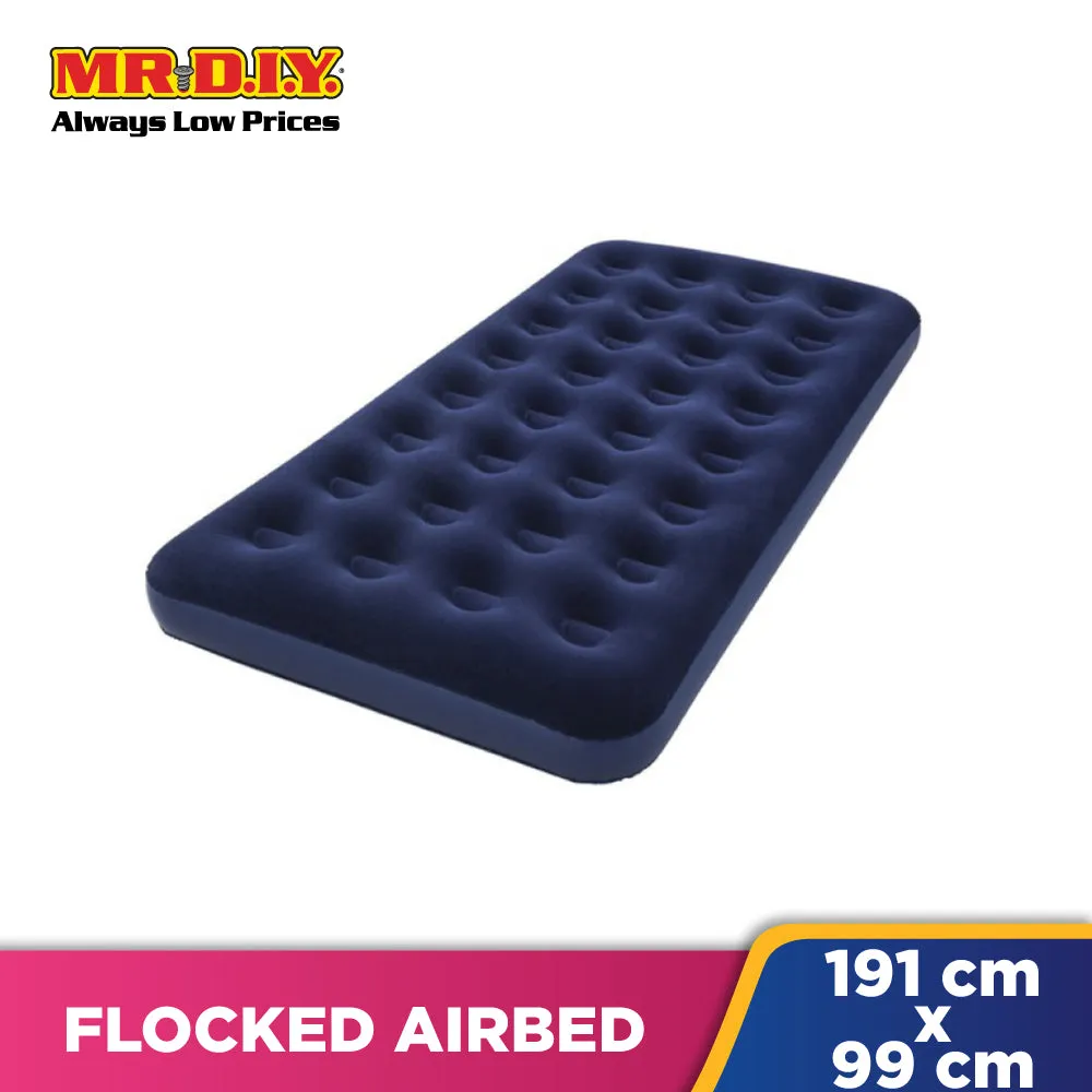 (MR.DIY) AVENLI Twin Flocked Inflatable Indoor Outdoor Air Bed (191cm x 99cm x 22cm)