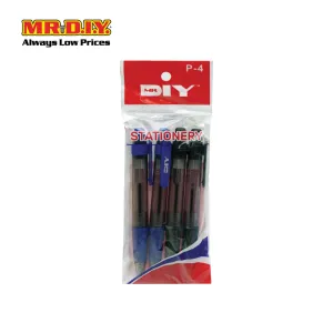 (MR.DIY) Ball Pen 0.7mm (4 pcs)