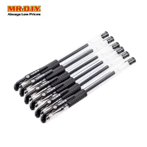 (MR.DIY) Beifa Gel Ink Pen 0.5mm Black (6pcs)