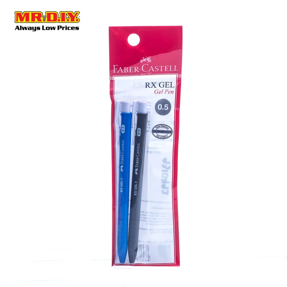 (MR.DIY) Faber Caster RX 0.5 Gel Pens (2pc)