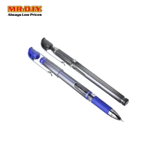 (MR.DIY) Nieki Blue Black Gel Pen 0.5mm (2pcs)