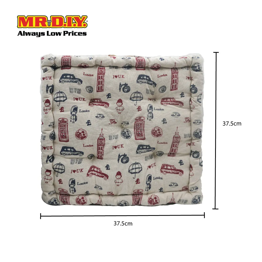 (MR.DIY) Printed Mattress Cushion (38 x 38cm)