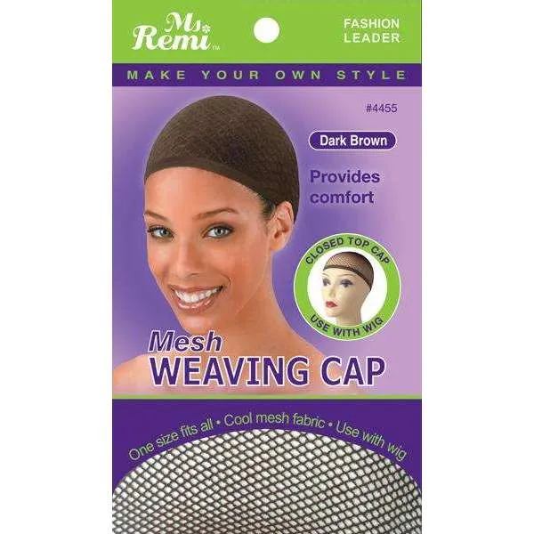 Ms. Remi Mesh Weaving Cap Dark Brown
