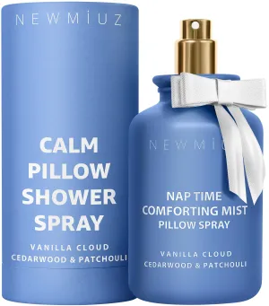 Nap Time Pillow Spray - Vanilla Cedarwood Essential Oils Natural - Fast Acting Aromatherapy Mist for Restful Sleep Relaxation Calming Stress Relief - Bedtime & Shower Spray Luxury Self care Gift
