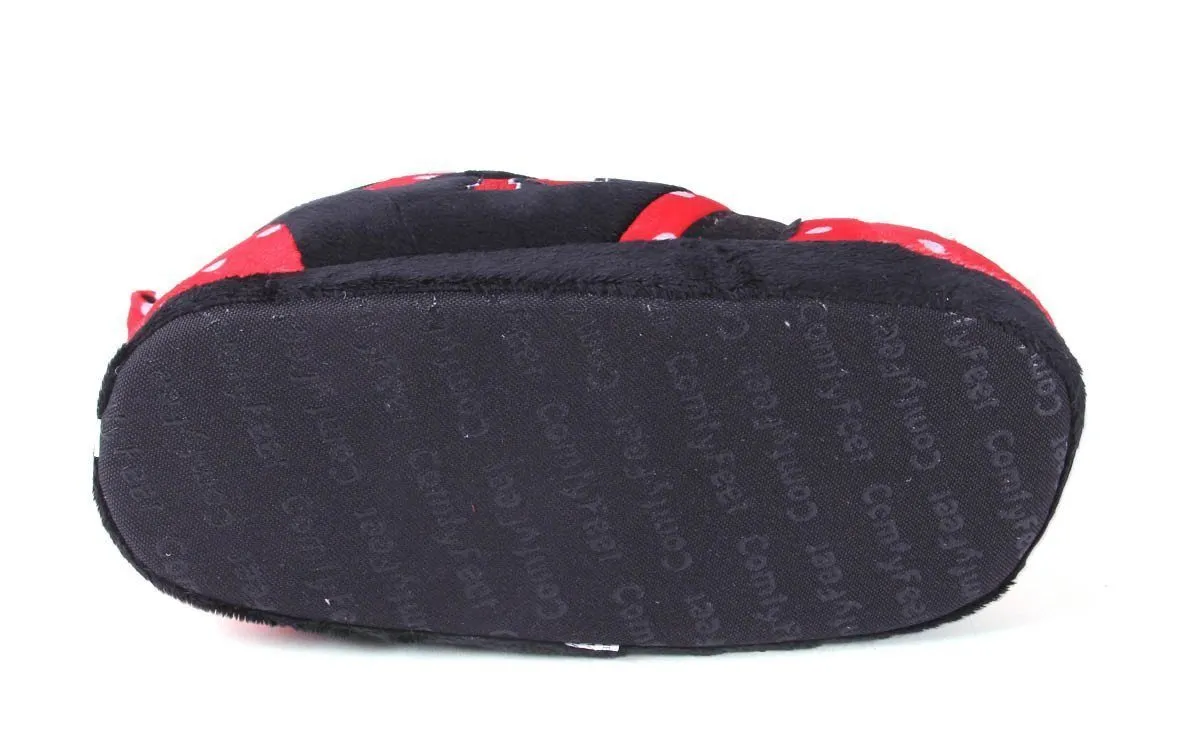 Nebraska Cornhuskers Comfy Feet Polka Dot Slippers