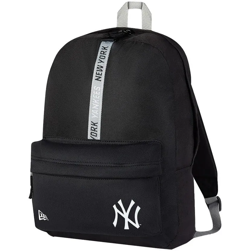 New Era Accessories NY Yankees MLB Logo Stripe Backpack Black