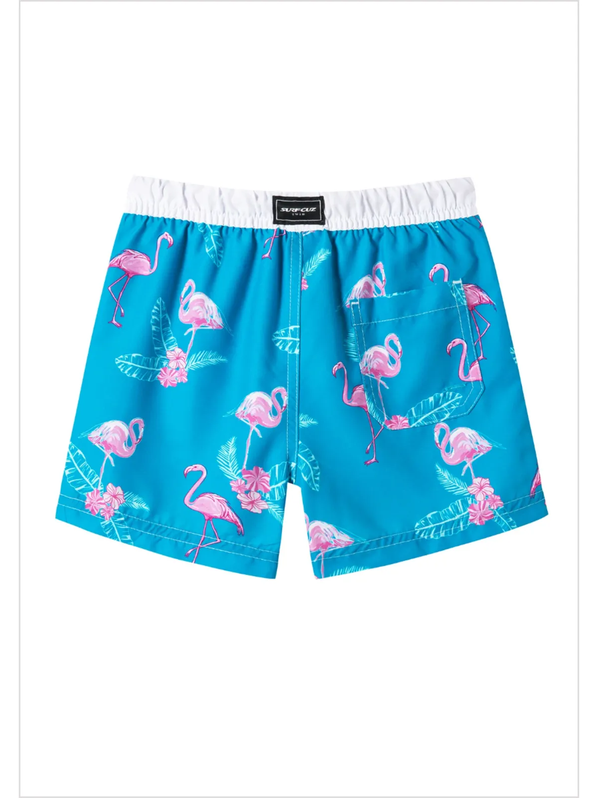 Poolside Style Boys Summer Swim Trunks