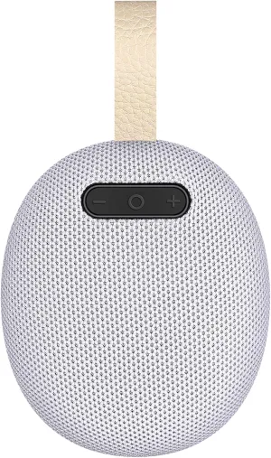 Portable Bluetooth Speakers, Wireless Speakers with 5W Clear Sound, 6H Playback Time, TF-Card Input, Built-in Battery (Gray)