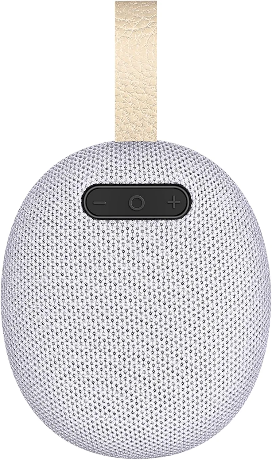 Portable Bluetooth Speakers, Wireless Speakers with 5W Clear Sound, 6H Playback Time, TF-Card Input, Built-in Battery (Gray)