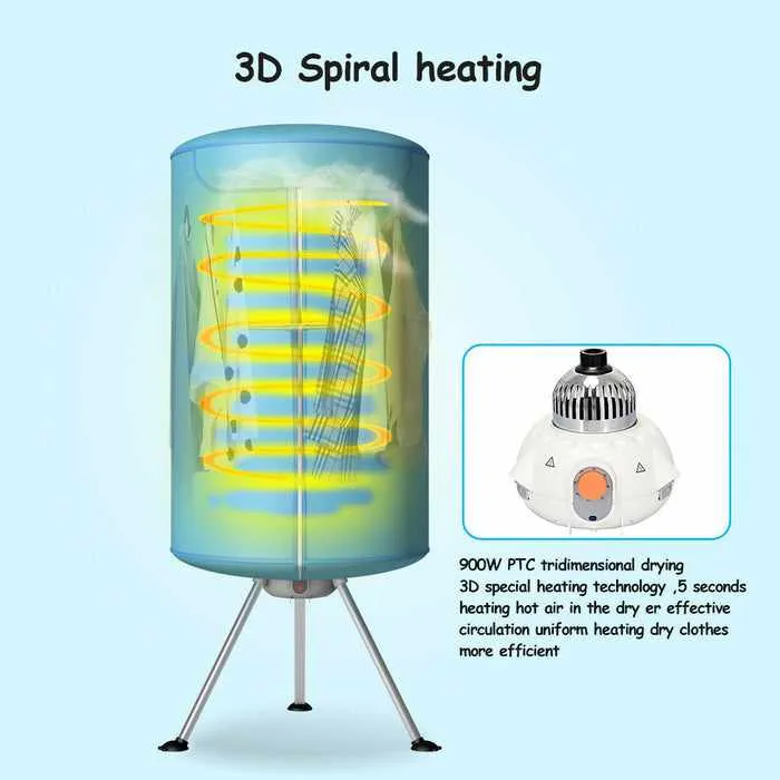 Portable Electric Clothes Air Dryer Machine