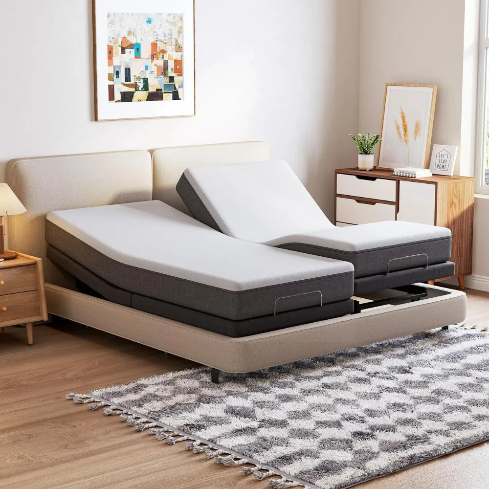 Premium Adjustable Raisable Wireless Remote Mattress Bed Frame