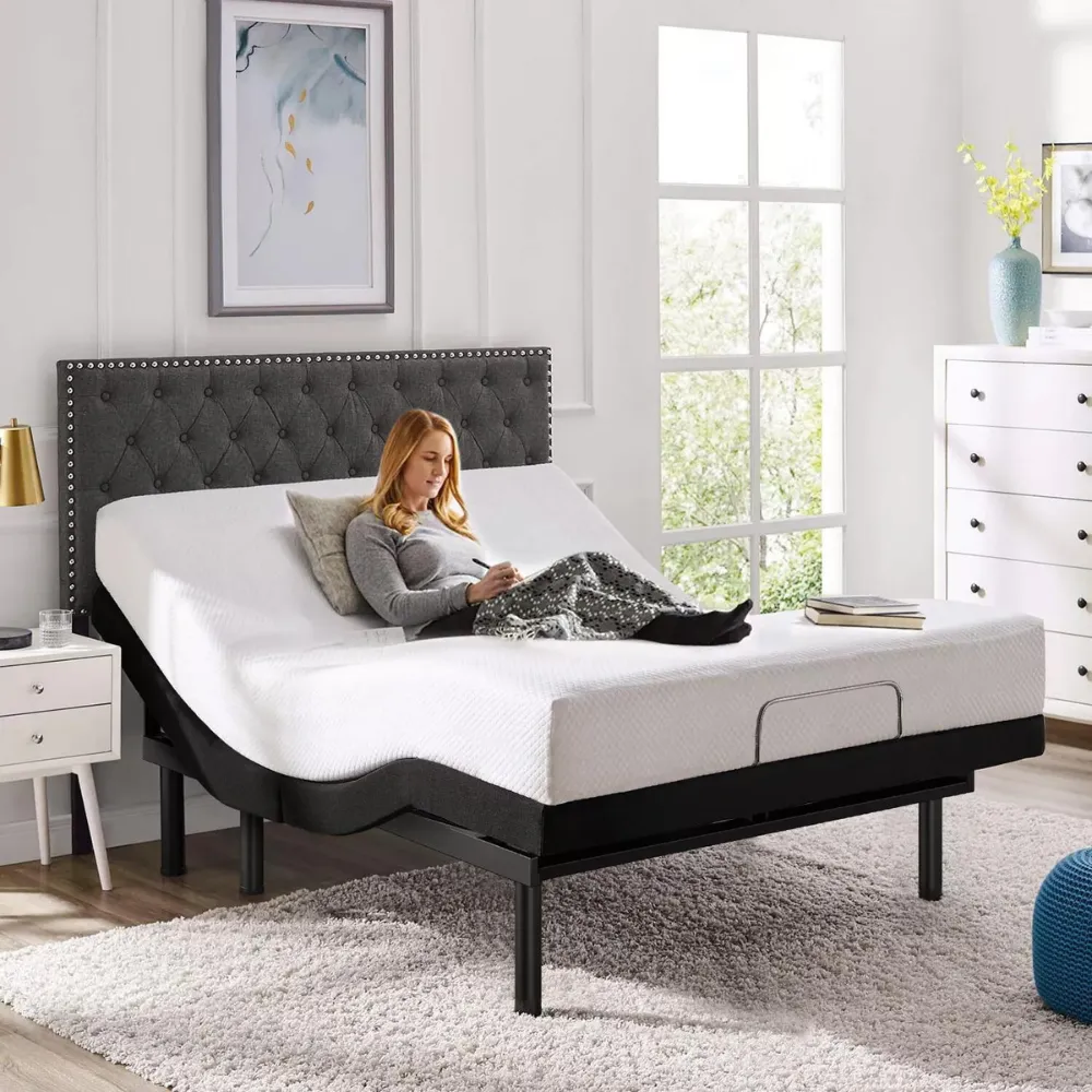 Premium Adjustable Raisable Wireless Remote Mattress Bed Frame